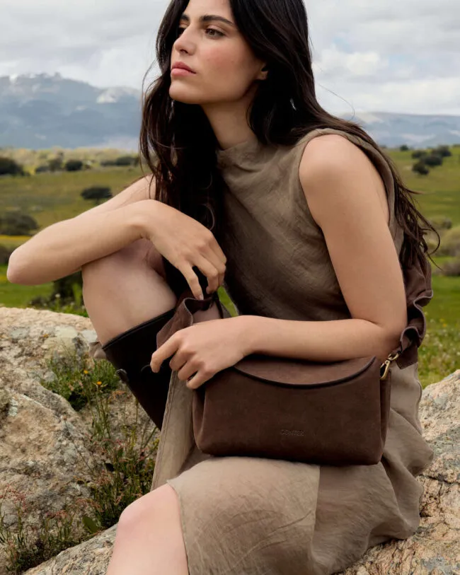 Bolso Edición 29003 Serraje Noisette