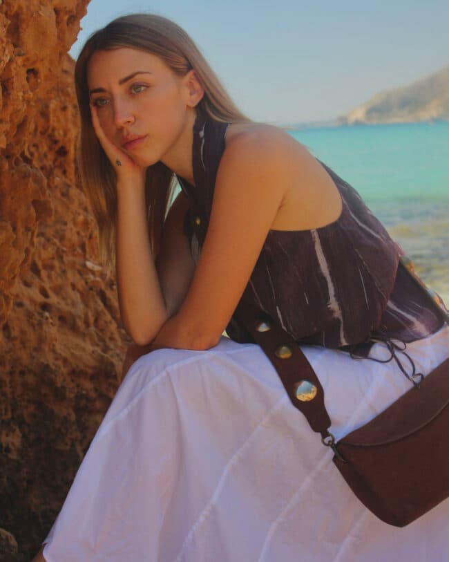 Bag Edition 28001 Split Leather Noisette