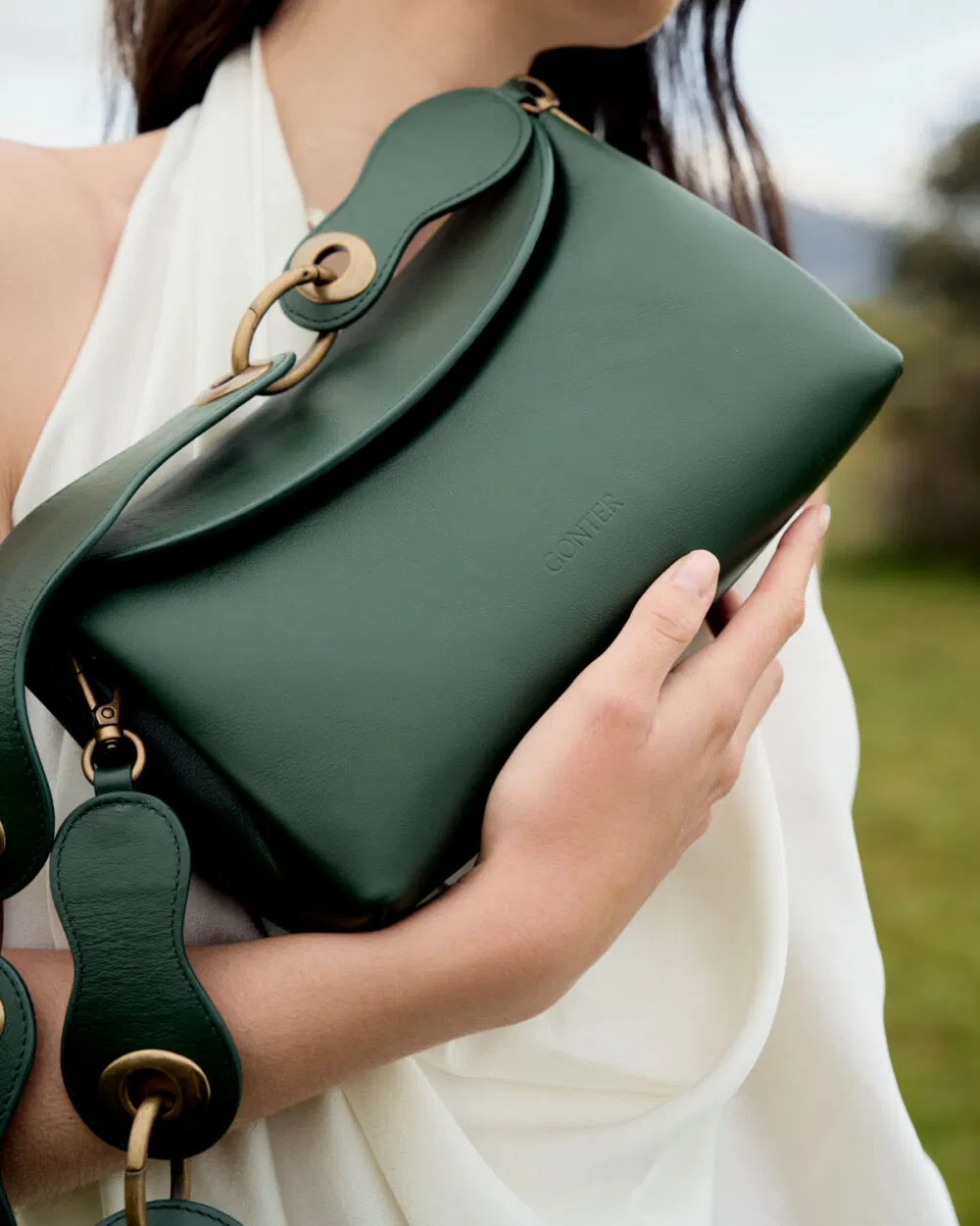 bolso gonter edicion 03727 cuero forest 03