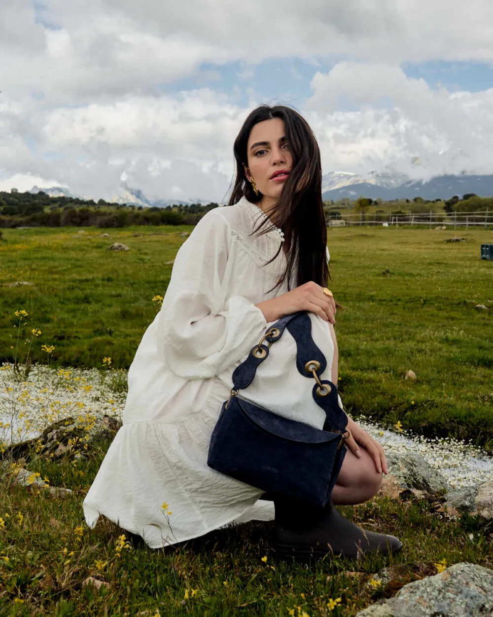 bolso gonter edicion 03727 serraje deepblue 03