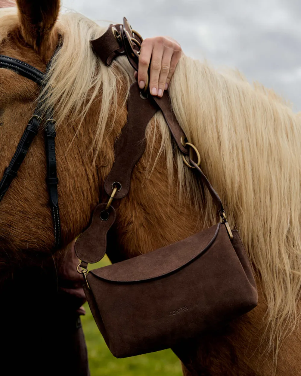 bolso gonter edicion 03727 serraje noisette 01