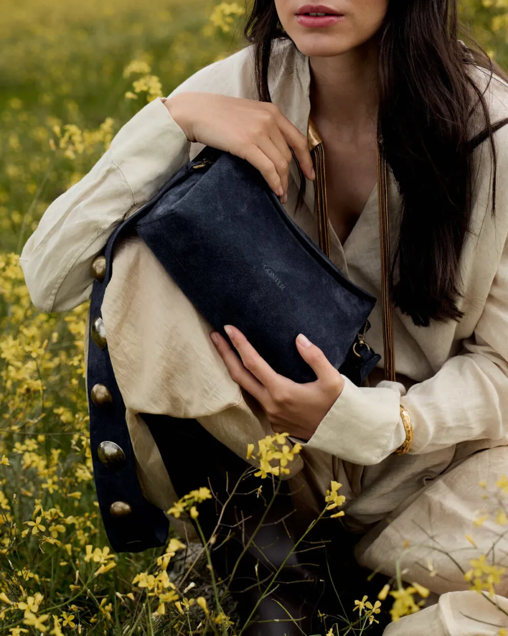 bolso gonter edicion 28001 serraje deepblue 03