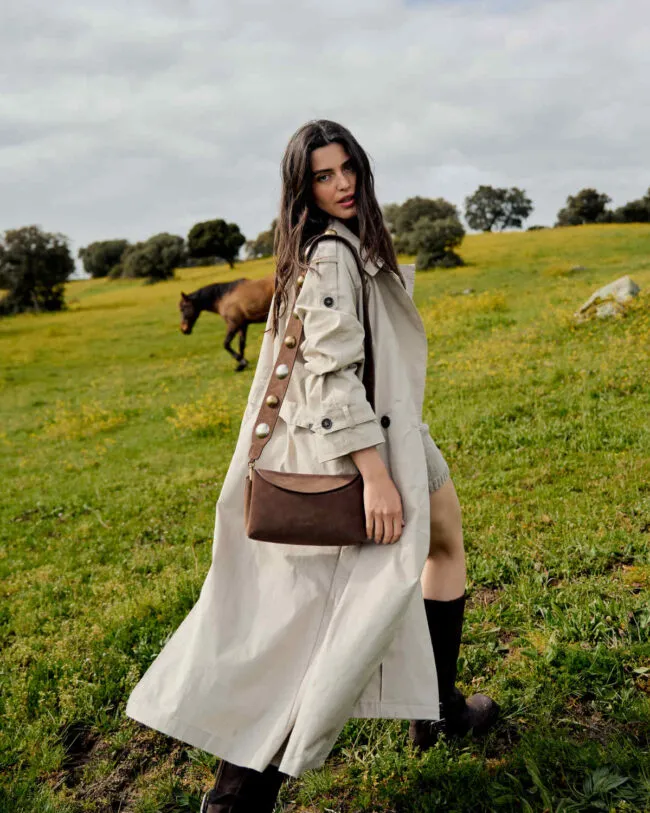 Bolso Edición 28001 Serraje Noisette